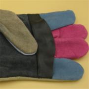 廠家低價(jià)直銷 高檔耐用黃色電焊工手套 雙層加厚焊工手套批發(fā)